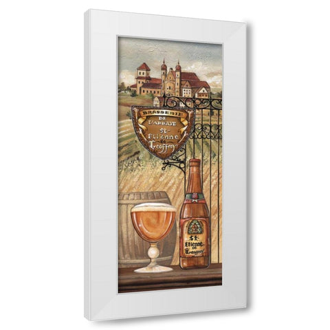 Belgium Beer White Modern Wood Framed Art Print by Audrey, Charlene