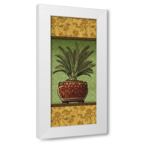 Tropical Plants II White Modern Wood Framed Art Print by Audrey, Charlene