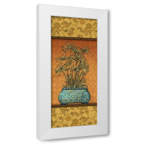 Tropical Plants IV White Modern Wood Framed Art Print by Audrey, Charlene