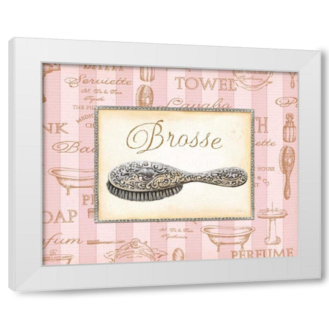 Beaute Feminine II White Modern Wood Framed Art Print by Audrey, Charlene