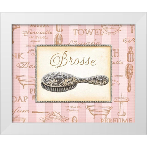 Beaute Feminine II White Modern Wood Framed Art Print by Audrey, Charlene