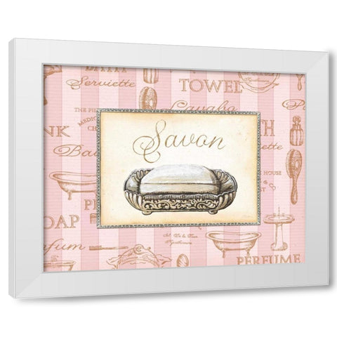 Beaute Feminine III White Modern Wood Framed Art Print by Audrey, Charlene