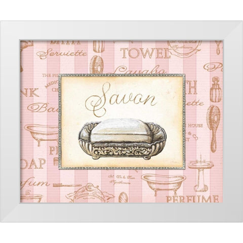 Beaute Feminine III White Modern Wood Framed Art Print by Audrey, Charlene