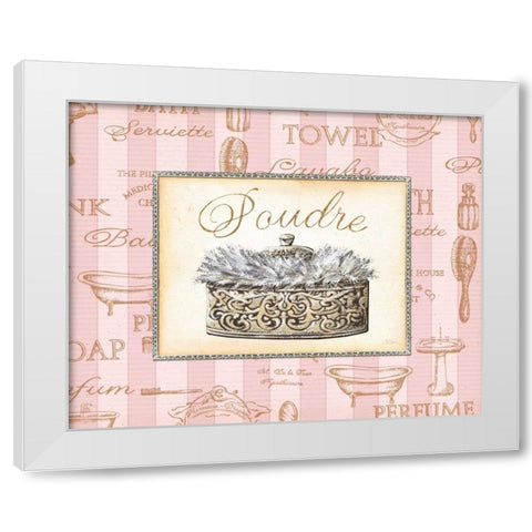 Beaute Feminine IV White Modern Wood Framed Art Print by Audrey, Charlene