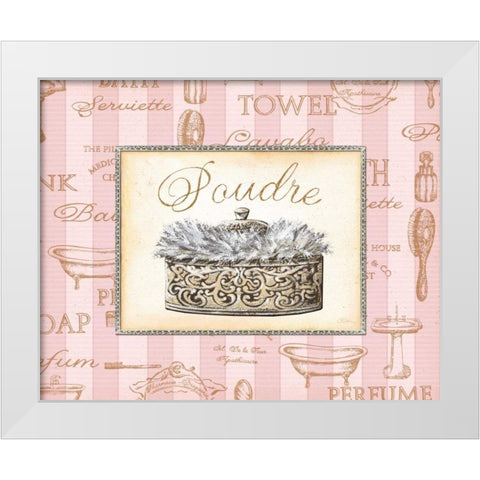 Beaute Feminine IV White Modern Wood Framed Art Print by Audrey, Charlene