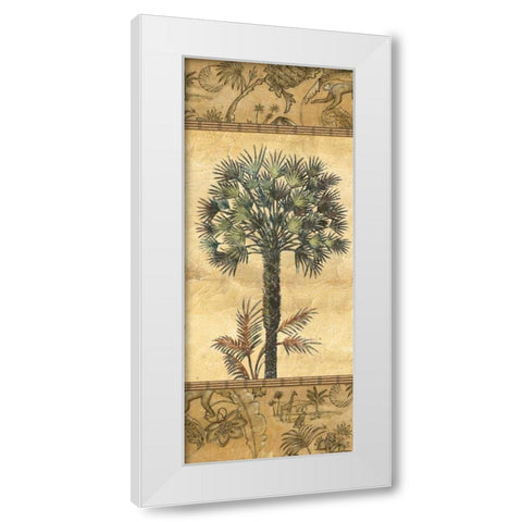Palmiers II White Modern Wood Framed Art Print by Audrey, Charlene