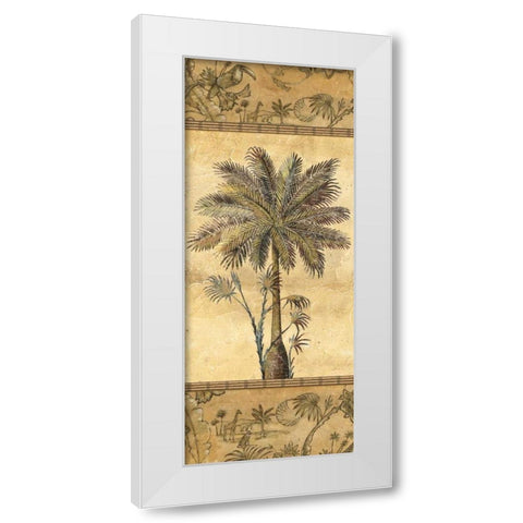 Palmiers IV White Modern Wood Framed Art Print by Audrey, Charlene