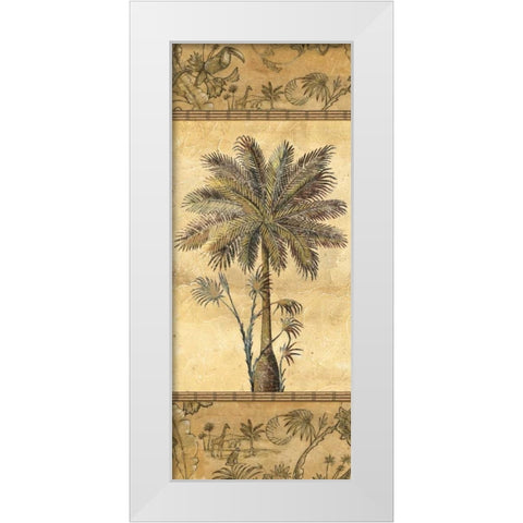 Palmiers IV White Modern Wood Framed Art Print by Audrey, Charlene