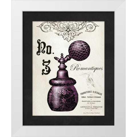 French Perfume 3 White Modern Wood Framed Art Print by Babbit, Gwendolyn