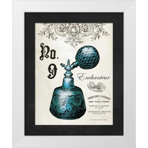 French Perfume 9 White Modern Wood Framed Art Print by Babbit, Gwendolyn