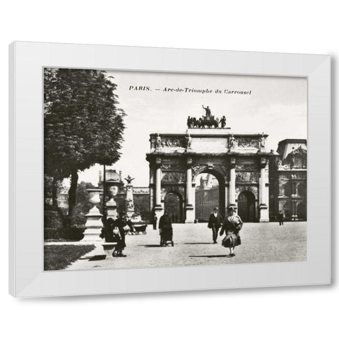 Paris II White Modern Wood Framed Art Print by Babbitt, Gwendolyn