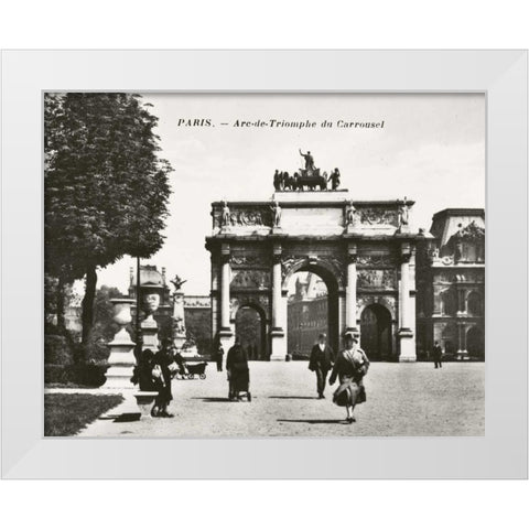 Paris II White Modern Wood Framed Art Print by Babbitt, Gwendolyn