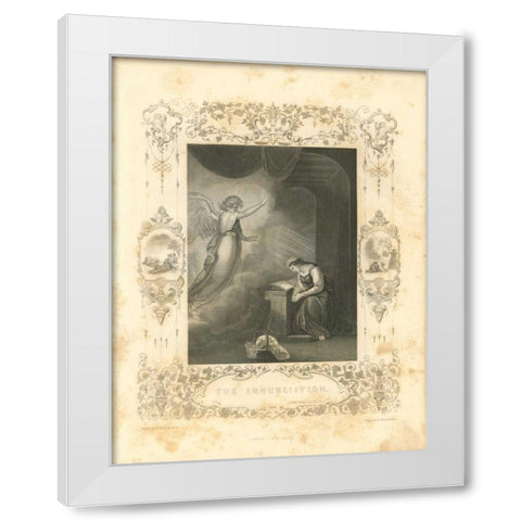Faith Engraving VI White Modern Wood Framed Art Print by Babbitt, Gwendolyn
