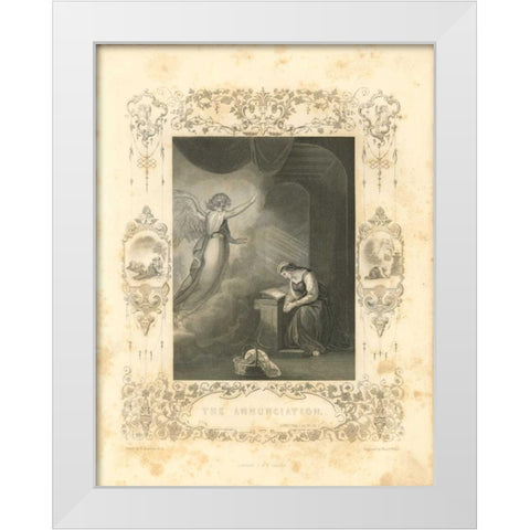 Faith Engraving VI White Modern Wood Framed Art Print by Babbitt, Gwendolyn