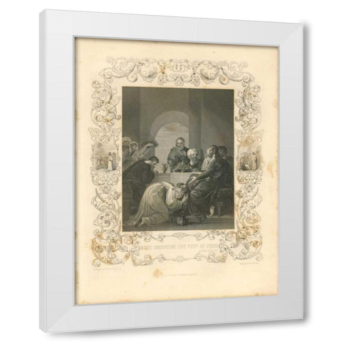 Faith Engraving VII White Modern Wood Framed Art Print by Babbitt, Gwendolyn