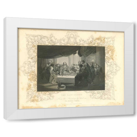 Faith Engraving IX White Modern Wood Framed Art Print by Babbitt, Gwendolyn