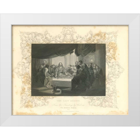 Faith Engraving IX White Modern Wood Framed Art Print by Babbitt, Gwendolyn