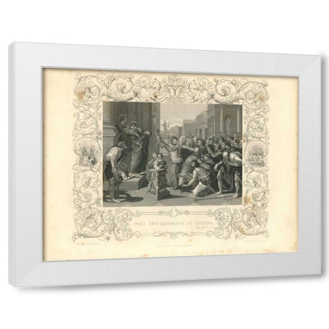 Faith Engraving X White Modern Wood Framed Art Print by Babbitt, Gwendolyn