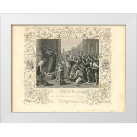 Faith Engraving X White Modern Wood Framed Art Print by Babbitt, Gwendolyn