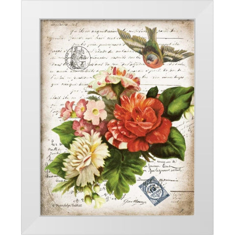 French Botanical I White Modern Wood Framed Art Print by Babbitt, Gwendolyn