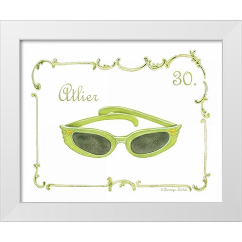 French Fashion IV White Modern Wood Framed Art Print by Babbitt, Gwendolyn