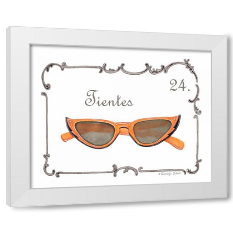 French Fashion VI White Modern Wood Framed Art Print by Babbitt, Gwendolyn