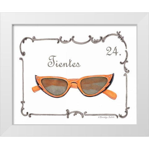 French Fashion VI White Modern Wood Framed Art Print by Babbitt, Gwendolyn