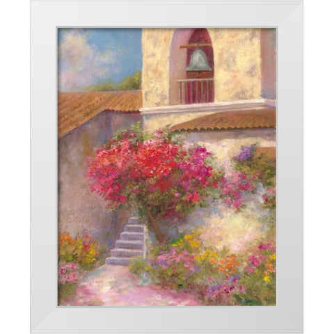 Mission Bell White Modern Wood Framed Art Print by Bailey, Carol