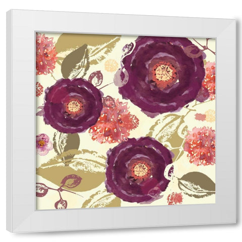 Mulberry II White Modern Wood Framed Art Print by Berrenson, Sara