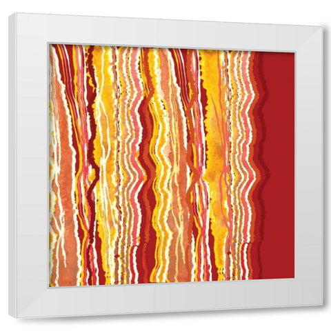 Desert Sunrise II White Modern Wood Framed Art Print by Berrenson, Sara