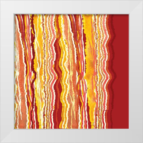 Desert Sunrise II White Modern Wood Framed Art Print by Berrenson, Sara
