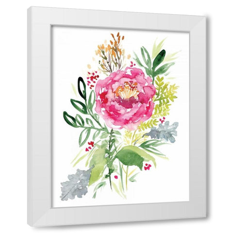 Lavish White Modern Wood Framed Art Print by Berrenson, Sara