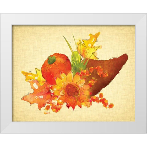 Cornucopia White Modern Wood Framed Art Print by Berrenson, Sara