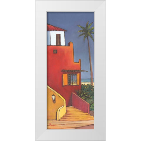 Casita I White Modern Wood Framed Art Print by Brent, Paul