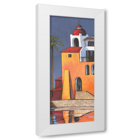 Casita II White Modern Wood Framed Art Print by Brent, Paul