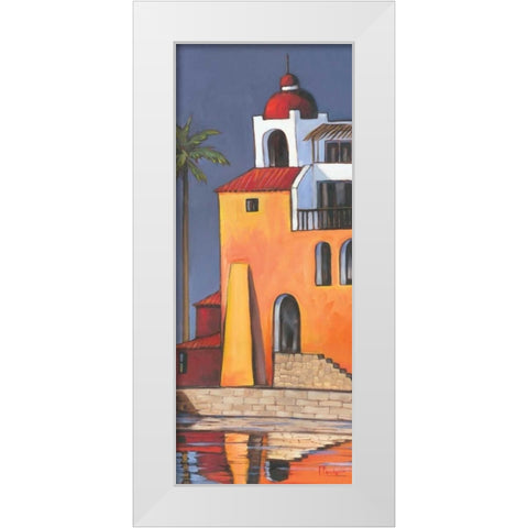 Casita II White Modern Wood Framed Art Print by Brent, Paul