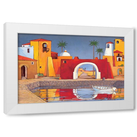 Puerto del Mar II White Modern Wood Framed Art Print by Brent, Paul