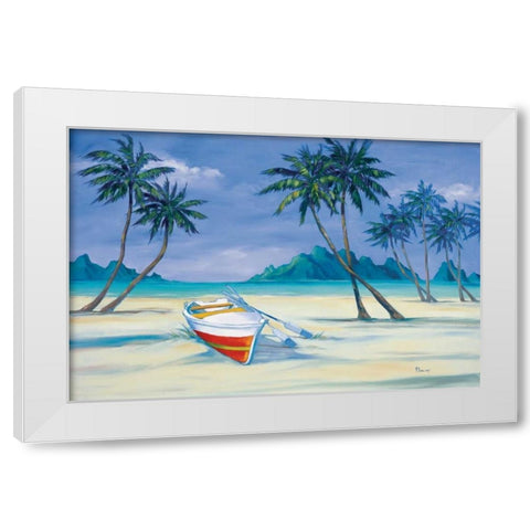 Archipelago I White Modern Wood Framed Art Print by Brent, Paul