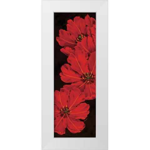 Bella Grande Tulips White Modern Wood Framed Art Print by Brent, Paul