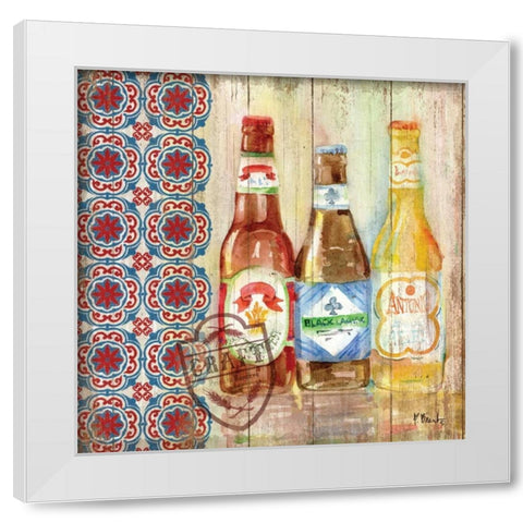 Bellevue Beer I White Modern Wood Framed Art Print by Brent, Paul
