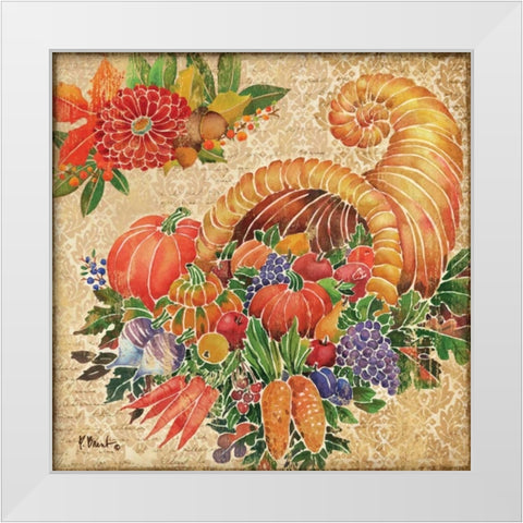 Classic Fall II White Modern Wood Framed Art Print by Brent, Paul