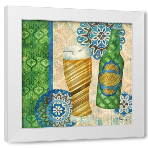 Bright Brew II White Modern Wood Framed Art Print by Brent, Paul