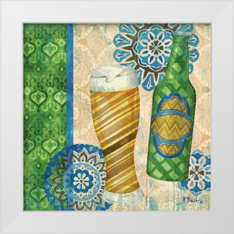 Bright Brew II White Modern Wood Framed Art Print by Brent, Paul