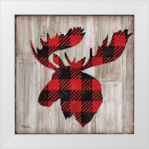 Logan Lodge II White Modern Wood Framed Art Print by Brent, Paul