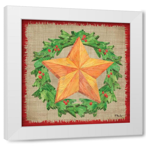 Carpentry Christmas I White Modern Wood Framed Art Print by Brent, Paul