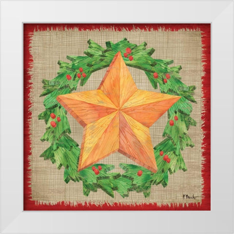 Carpentry Christmas I White Modern Wood Framed Art Print by Brent, Paul