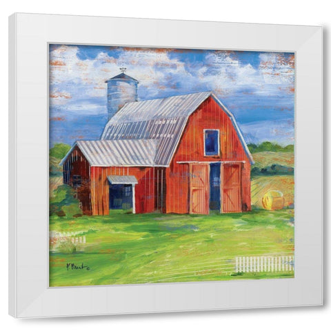 Homeland Barn I White Modern Wood Framed Art Print by Brent, Paul