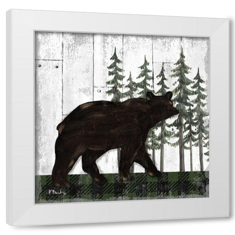 Wildwood Lodge I White Modern Wood Framed Art Print by Brent, Paul