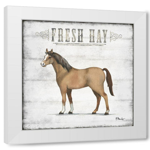 Farmhouse Fresh II White Modern Wood Framed Art Print by Brent, Paul