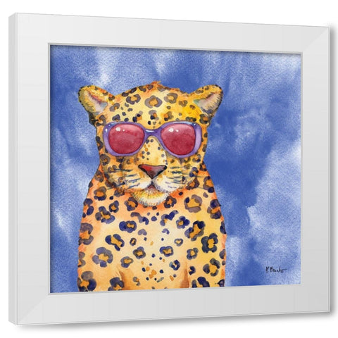 Sunny Farm V White Modern Wood Framed Art Print by Brent, Paul